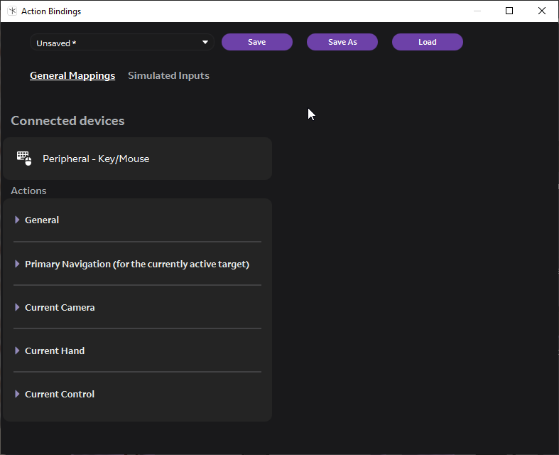 Action Bindings | MagicLeap Developer Documentation