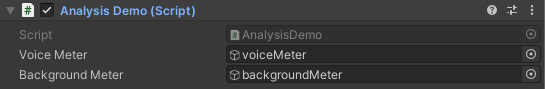 Soundfield analysis component