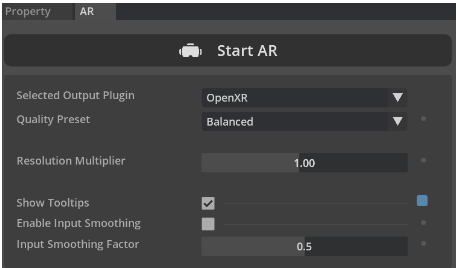  Show Tooltips in the AR Panel 