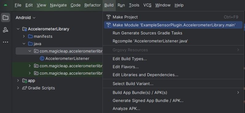 Open Aar File Android Plugin Guide | MagicLeap Developer Documentation