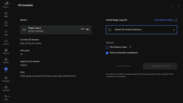 ML Hub 3 Device View