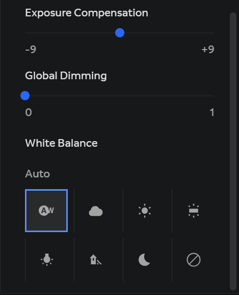 Bottom Half of Stream Settings Menu