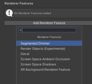 Render feature