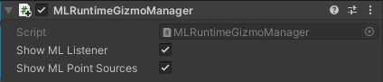 ML Point Source component settings