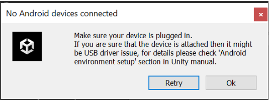 Device Connection Prompt