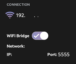 WiFi Bridge panel